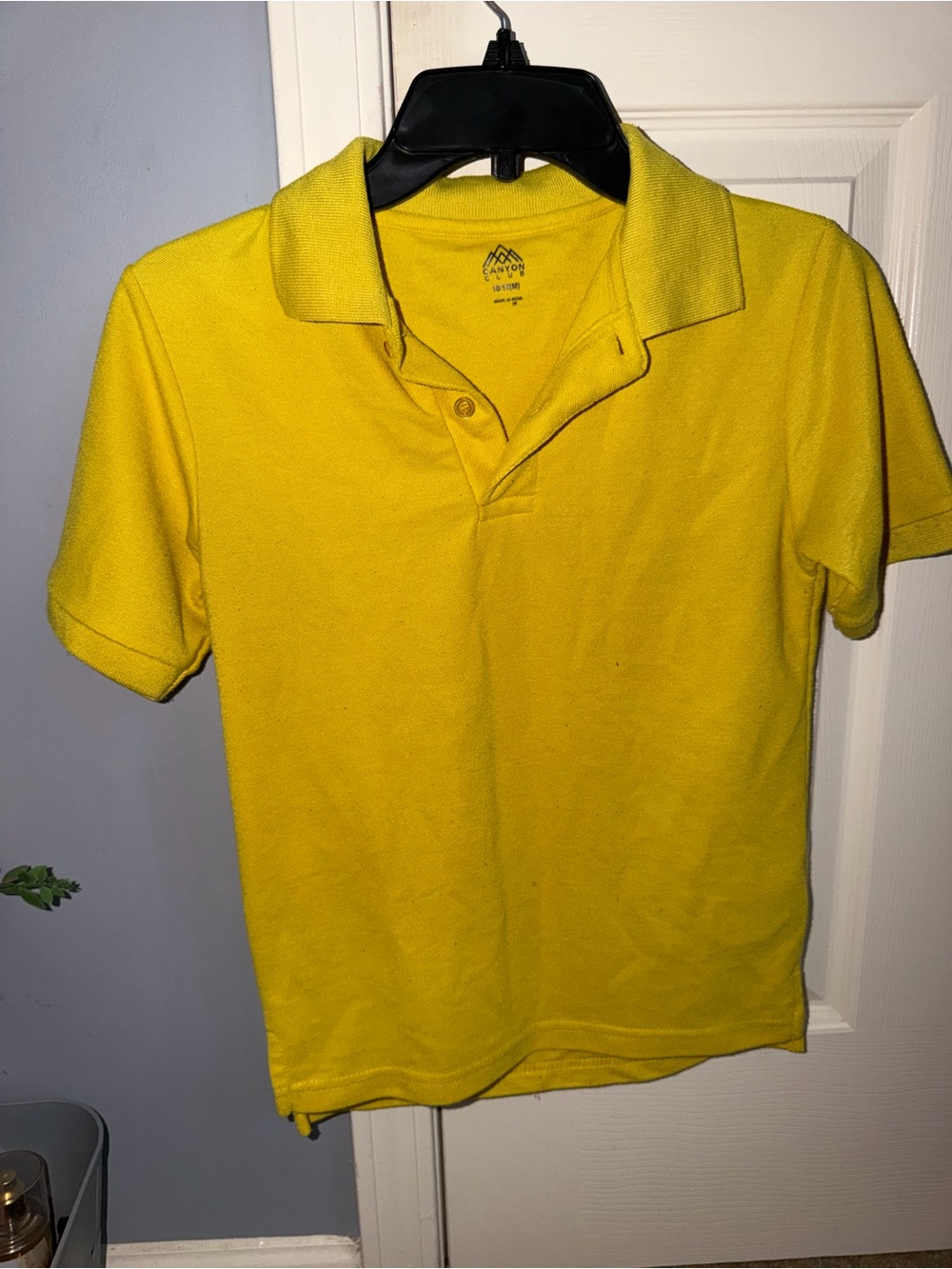 Canon Yellow Kids Polo Shirt Short Sleeve